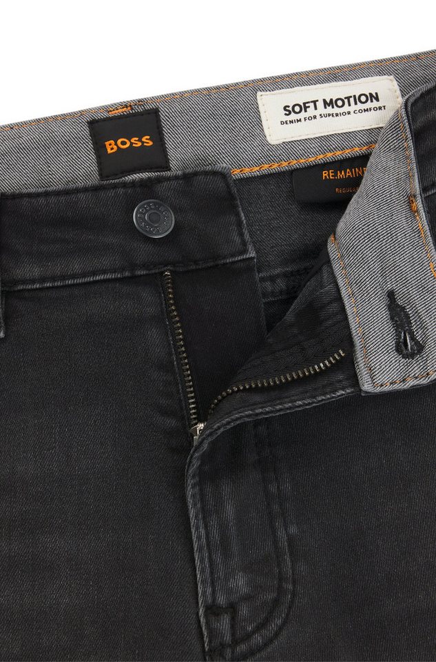 BOSS ORANGE Straight-Jeans Re Maine Stretch Denim Regular Gerades Bein Mittlere Leibhöhe – Bild 5 von 5