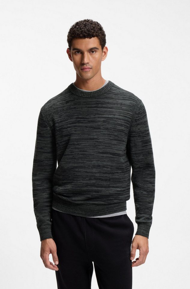 BOSS ORANGE Strickpullover Aperoso mit Mouliné-Effekt (1-tlg) – Bild 4 von 5