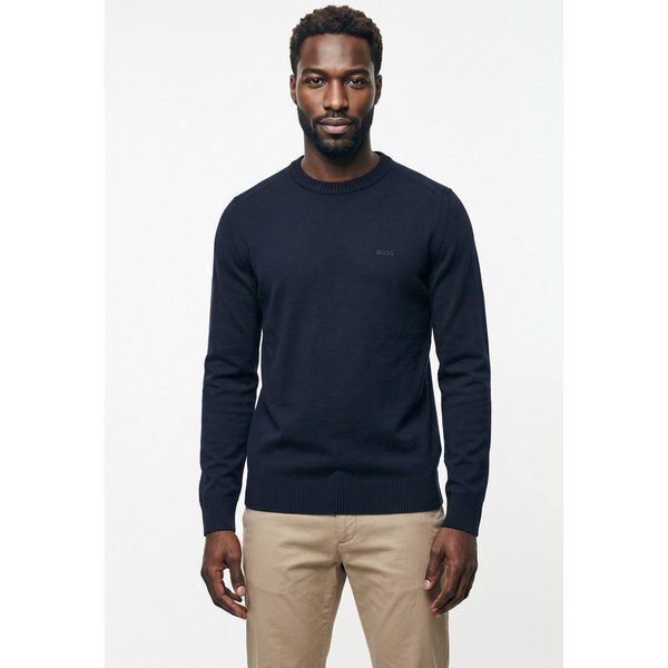 BOSS ORANGE Strickpullover Avac mit Schurwolle, Regular Fit, gesticktes Logo