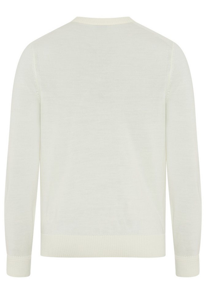 BOSS ORANGE Strickpullover Avac mit Schurwolle, Regular Fit, gesticktes Logo – Bild 3 von 3