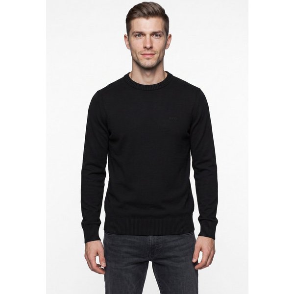 BOSS ORANGE Strickpullover Avac mit Schurwolle, Regular Fit, gesticktes Logo