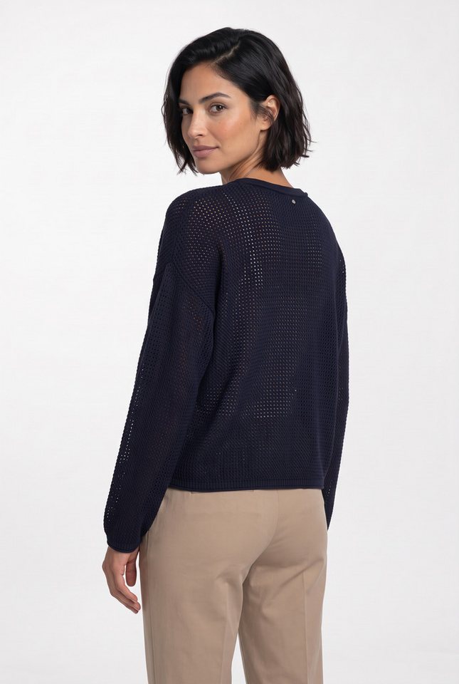 BOSS ORANGE Strickpullover Farde Premium Damenmode in Mesh-Struktur, Relaxed Fit – Bild 2 von 5