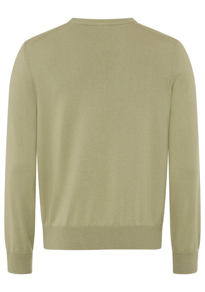 BOSS ORANGE Strickpullover Kanovano Cotton Cashmere mit Rundhalsausschnitt – Bild 5 von 5
