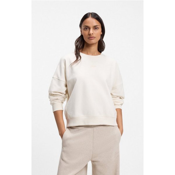 BOSS ORANGE Sweater Ever Premium Damenmode mit Logostickerei, aus Baumwolle