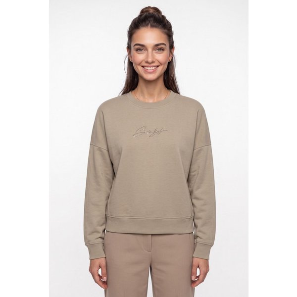 BOSS ORANGE Sweatshirt Ever Premium Damenmode mit Logoschriftzug, Oversize Fit