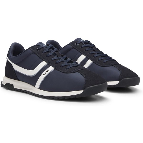 BOSS ORANGE Zayn_Lowp Sneaker Freizeitschuh, Halbschuh, Schnürschuh im Retro-Look