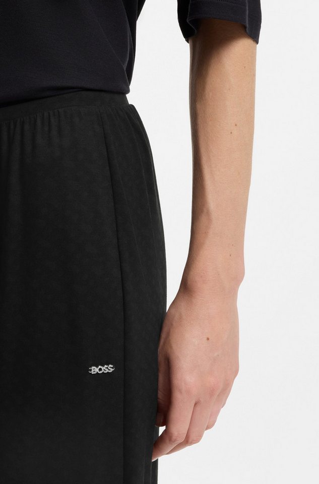 BOSS Pyjamahose Logo mit Monogramm-Print und Logo-Applikation – Bild 2 von 5