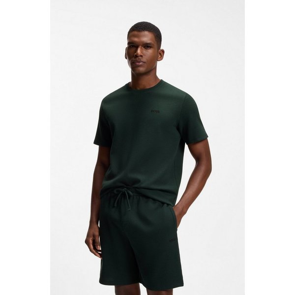 BOSS Pyjamaoberteil Waffle T-Shirt