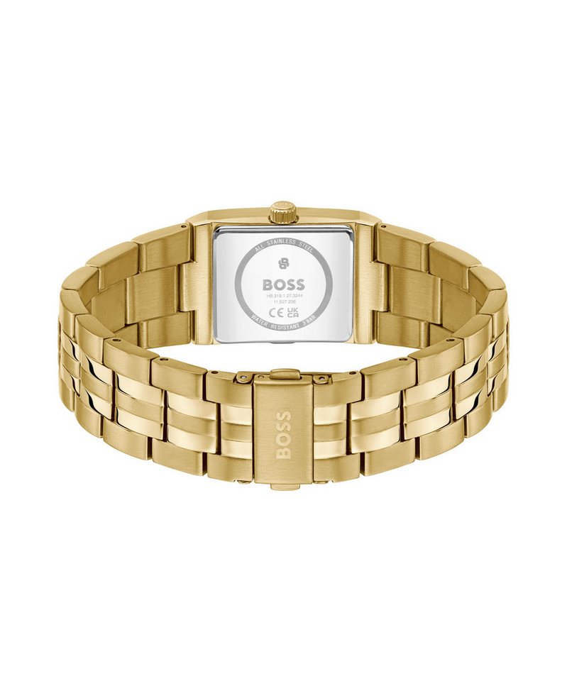 BOSS Quarzuhr STRIVO 1514332, Armbanduhr, Damenuhr, Herrenuhr, Edelstahlarmband, analog, Tag – Bild 3 von 4