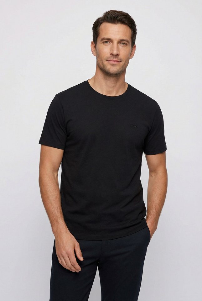 BOSS Rundhalsshirt B-TShirtRN 2P Comfor (Packung, 2-tlg., 2er-Pack) mit tonalen Logo – Bild 2 von 5