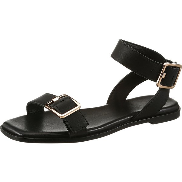 BOSS Sandale Sommerschuh, Leder Sandalette mit Fesselriemen