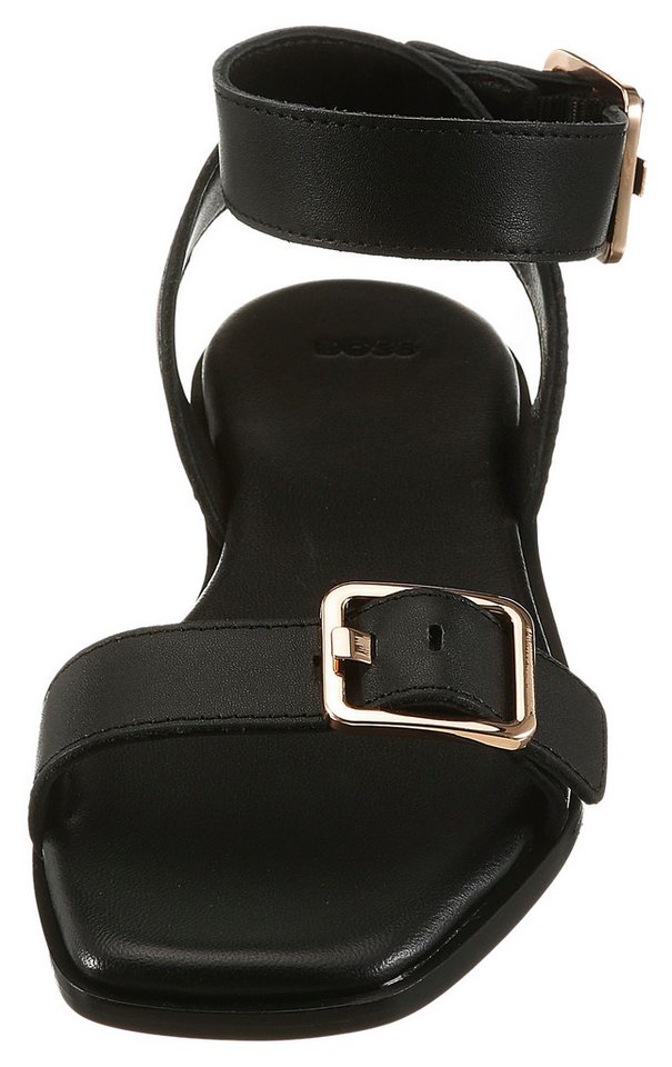 BOSS Sandale Sommerschuh, Leder Sandalette mit Fesselriemen – Bild 4 von 5