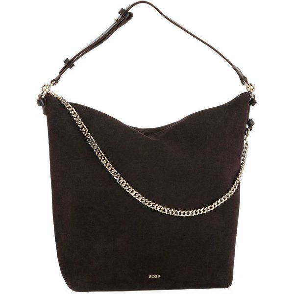 BOSS Schultertasche, Hobo Bag, Shopper, Beuteltasche mit Zierkette