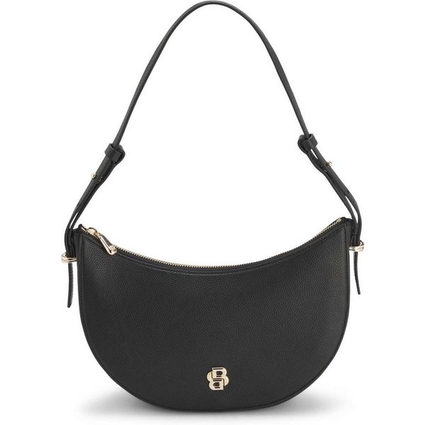 BOSS Schultertasche Halfmoon Shoulder Bag, aus echtem Rindsleder