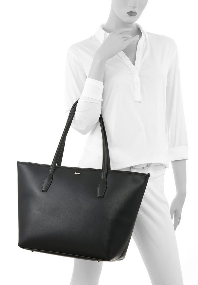 BOSS Shopper Sandy Zip Shopper, Schultertasche, Tote Bag, Tragetasche mit Logo – Bild 2 von 3
