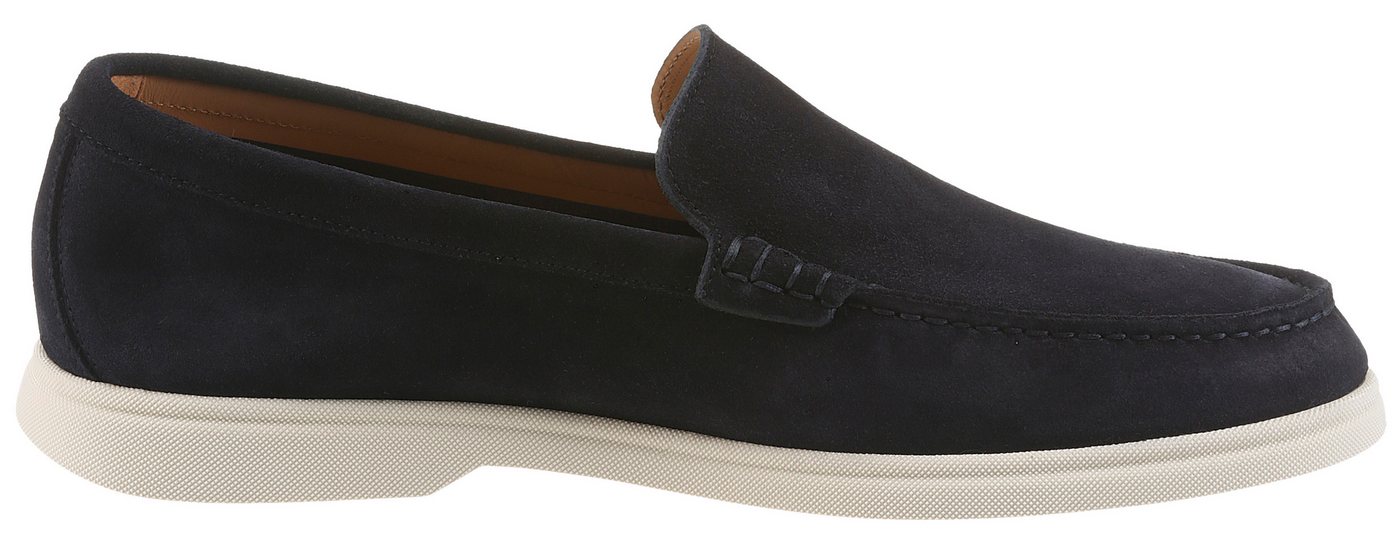 BOSS Sienne_Loaf Loafer Schlupfschuh, Mokassin, Loafer mit aufwändiger Naht – Bild 5 von 5