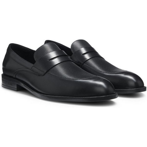 BOSS Slipper Abendschuh, Slipper, mit Zierriegel für besondere Anlässe