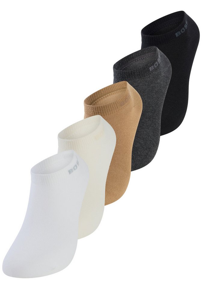 BOSS Sneakersocken 5P AS Logo CC W (Packung, 5-Paar, 5er) mit BOSS-Logoschriftzug – Bild 2 von 2