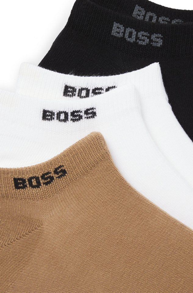 BOSS Sneakersocken 5P AS Uni CC (Packung, 5-Paar) mit BOSS Label – Bild 5 von 5