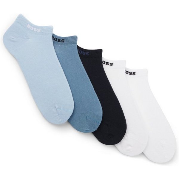 BOSS Sneakersocken 5P AS Uni CC (Packung, 5-Paar) mit BOSS Label