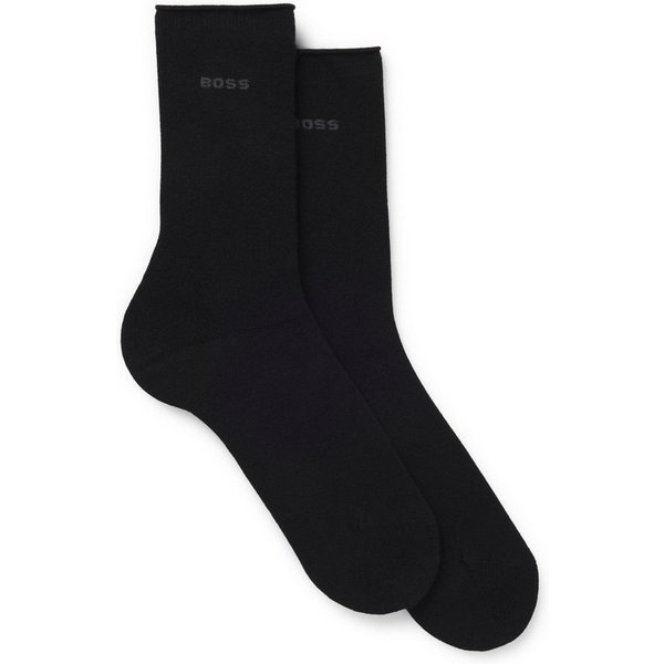 BOSS Socken (2-Paar) mittelhoch, verstärkte Zehen- und Fersenpartie