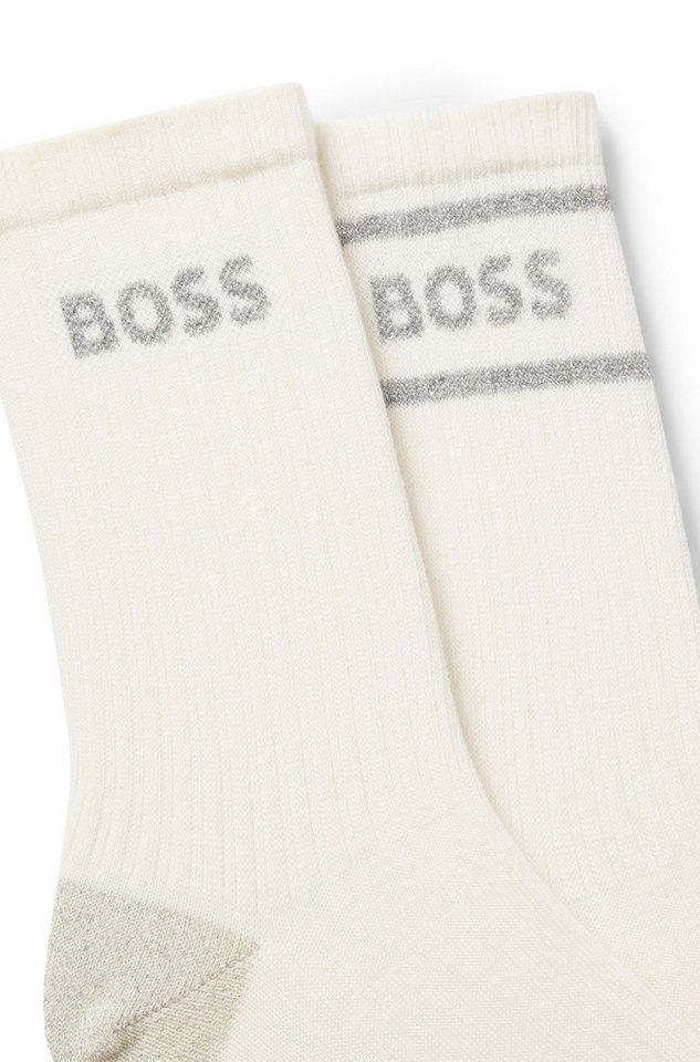 BOSS Socken (2-Paar) sportiv, mit dezentem Locke, Fersen- und Zehenpartie verstärkt – Bild 2 von 4