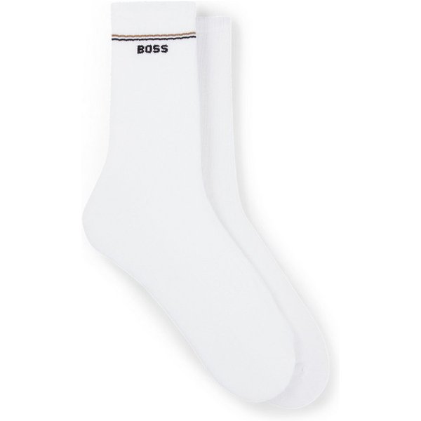 BOSS Socken 2P QS Iconic CC W (Packung, 2-Paar, 2er) mit BOSS-Logoschriftzug