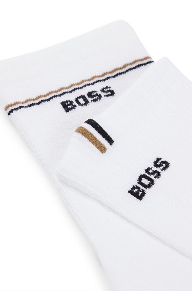 BOSS Socken 2P QS Iconic CC W (Packung, 2-Paar, 2er) mit BOSS-Logoschriftzug – Bild 2 von 5