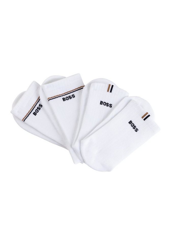 BOSS Socken 2P QS Iconic CC W (Packung, 2-Paar, 2er) mit BOSS-Logoschriftzug – Bild 4 von 5