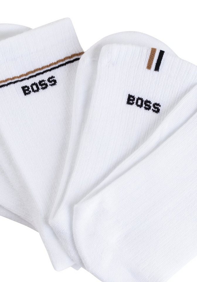 BOSS Socken 2P QS Iconic CC W (Packung, 2-Paar, 2er) mit BOSS-Logoschriftzug – Bild 5 von 5