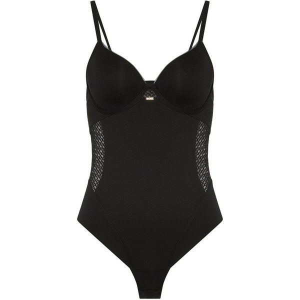 BOSS Stringbody LACE mit Spitzendetails, geformte Körbchen