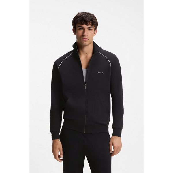 BOSS Sweatjacke Mix&Match Jacket Z mit Kontrastnaht am Ärmel