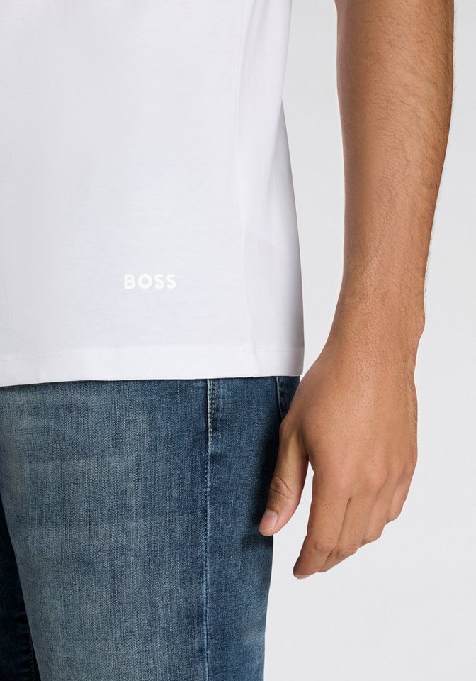 BOSS T-Shirt 5 Pack Authentic (5-tlg) Basic, Rundhals Sparpackung Set Logo – Bild 2 von 5
