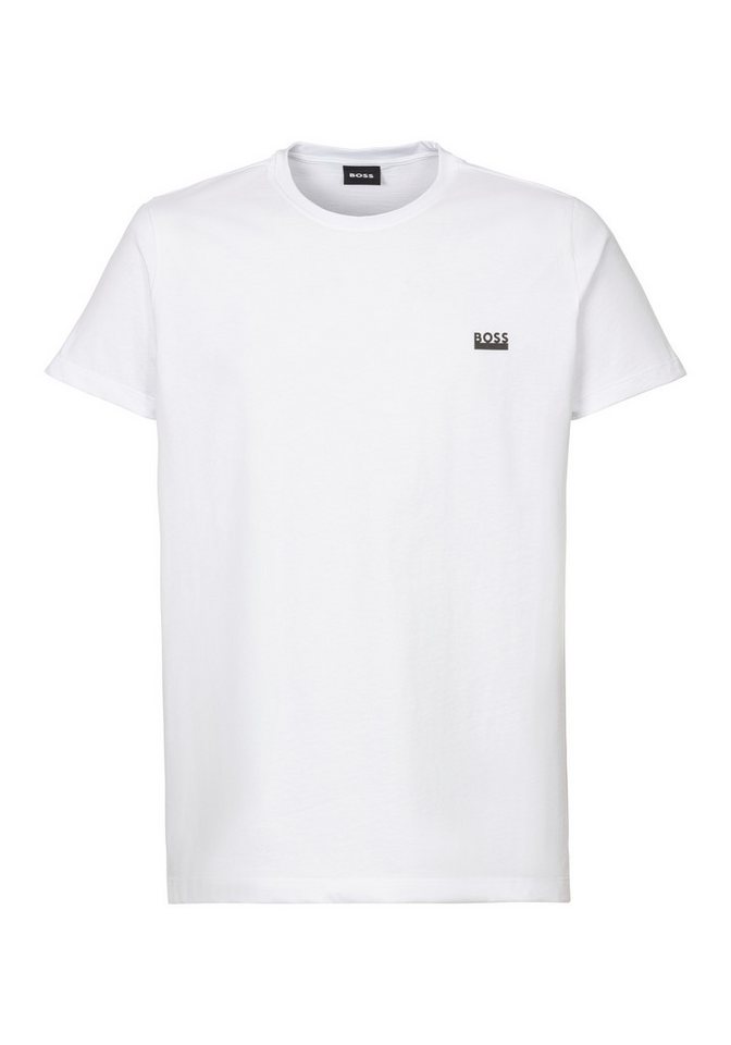 BOSS T-Shirt Rundhals, Jersey, kleines Logo, regular fit – Bild 2 von 3