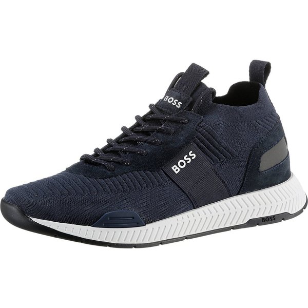 BOSS Titanium_Runn Slip-On Sneaker mit elastischem Einstieg, Freizeitschuh, Halbschuh, Schlupfschuh