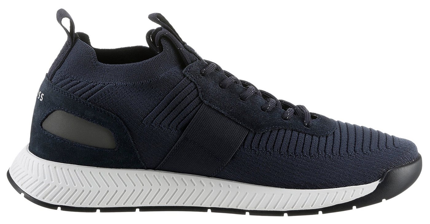 BOSS Titanium_Runn Slip-On Sneaker mit elastischem Einstieg, Freizeitschuh, Halbschuh, Schlupfschuh – Bild 5 von 5