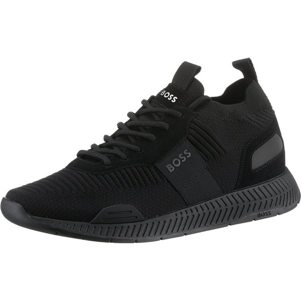 BOSS Titanium_Runn Slip-On Sneaker mit elastischem Einstieg, Freizeitschuh, Halbschuh, Schlupfschuh