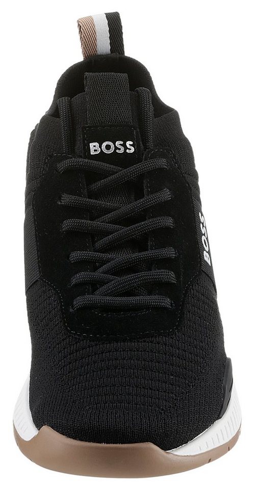 BOSS Titanium_Runn Slip-On Sneaker mit elastischem Einstieg, Freizeitschuh, Halbschuh, Schlupfschuh – Bild 4 von 5