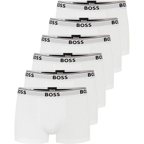 BOSS Trunk Cotton Stretch (6-St) mit umlaufend eingewebtem Markenschriftzug