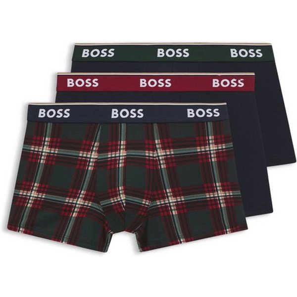 BOSS Trunk (Packung, 3-St) aus Stretch-Baumwolle, elastischer Bund, mittlere Bundhöhe