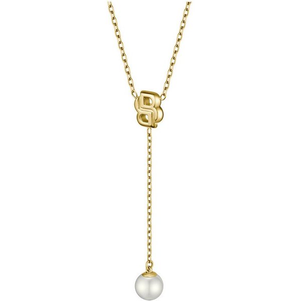 BOSS Y-Kette DOUBLE B MIRELLE, mit Kunststoffperle