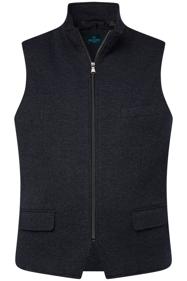 Boston Park Steppweste Weste Zipper Struktur – Bild 2 von 4