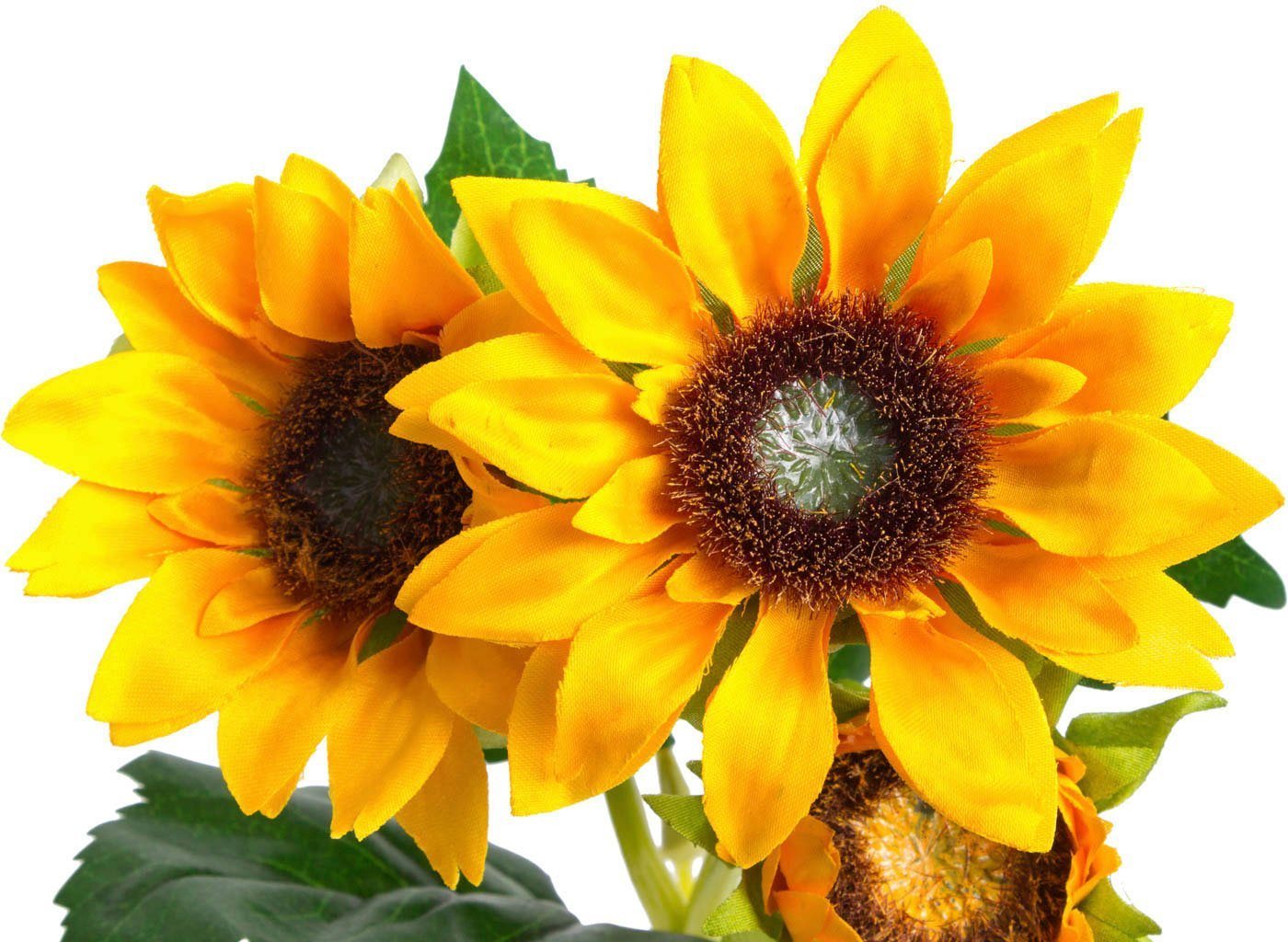 Kunstblume Sonnenblume Sonnenblume, Botanic-Haus, Höhe 38 cm – Bild 4 von 4