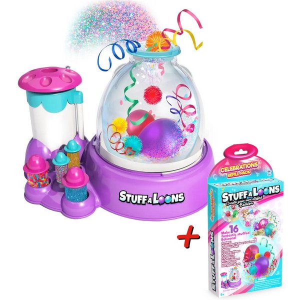 BOTI Dekoobjekt STUFFALOONS - Maker Station + Celebrations Refill Pack, Station mit Zubehör und Nachfüllset