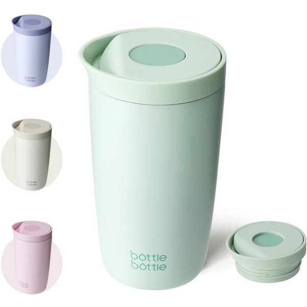BOTTLE BOTTLE Thermobecher 350ml für Kaffee oder Tee, auslaufsicher, Easy Quick-Press-Verschluss, 1-tlg., Edelstahl, Isolierbecher Travel Mug Classic Grande