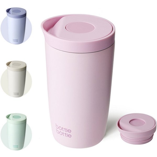 BOTTLE BOTTLE Thermobecher 350ml für Kaffee oder Tee, auslaufsicher, Easy Quick-Press-Verschluss, 1-tlg., Edelstahl, Isolierbecher Travel Mug Classic Grande