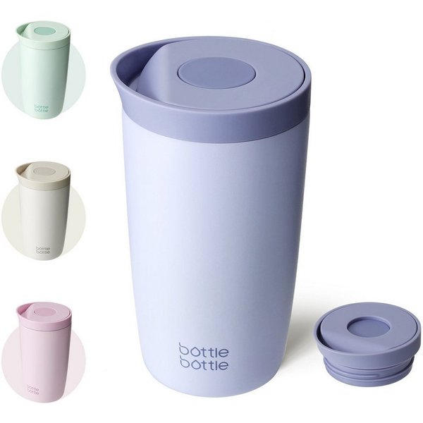 BOTTLE BOTTLE Thermobecher 350ml für Kaffee oder Tee, auslaufsicher, Easy Quick-Press-Verschluss, 1-tlg., Edelstahl, Isolierbecher Travel Mug Classic Grande