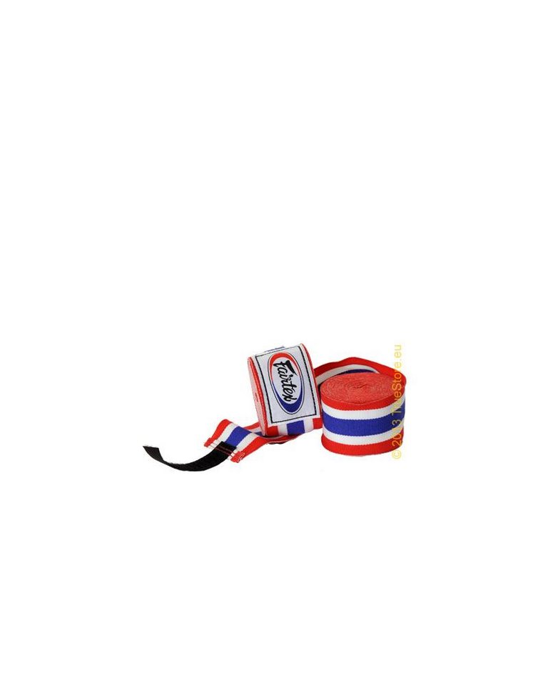 Fairtex Boxbandagen Fairtex Elastische Boxbandage 4,50m Thaiflagge (Packung, 1 Paar) – Bild 2 von 2