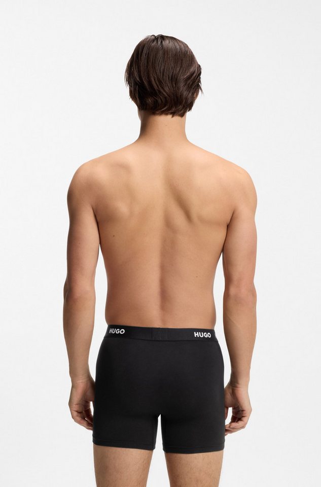 HUGO Boxer BOXERBR TRIPLET PACK (3-St) mit HUGO Logo-Elastikbund – Bild 4 von 5