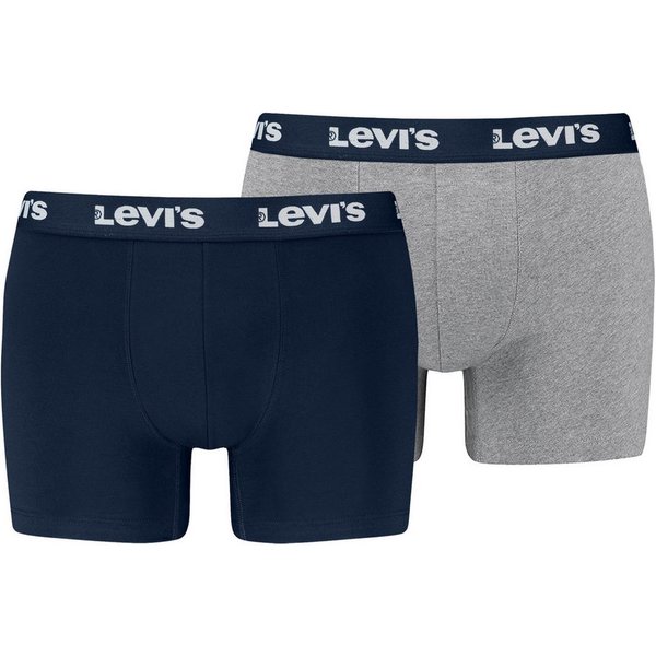 Levi's® Boxershorts 2er Pack Repeat Logo Boxer Briefs (2-St) mit umlaufendem Levi's-Schriftzug am Bund